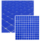 Pastilhas de Vidro Azul Brilhante 30x30cm