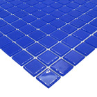 Pastilhas de Vidro Azul Brilhante 30x30cm