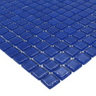 Pastilhas de Vidro Azul Brilhante 30x30cm