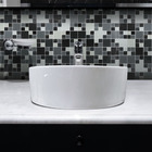 Pastilhas de Vidro Cinza Mix Brilhante 30x30cm