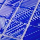 Pastilhas De Vidro Cristal Arte Água Azul