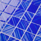 Pastilhas De Vidro Cristal Arte Água Azul