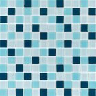 Pastilhas De Vidro Cristal Miscelânea Celeste Azul Celeste