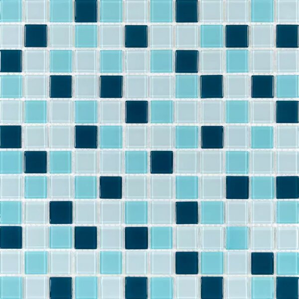 Pastilhas De Vidro Cristal Miscelânea Celeste Azul Celeste