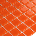 Pastilhas De Vidro Cristal Puro (laranja)