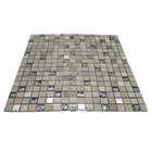 Pastilhas de Vidro Pérola Mix Pedra Metalizada 30x30cm