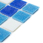 Pastilhas De Vidro Pigmentado (azul Nevado)