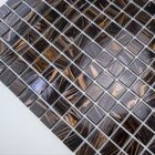 Pastilhas De Vidro Pigmentado Marrom