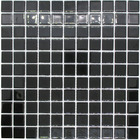 Pastilhas de Vidro Preta Brilhante 30x30cm