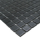 Pastilhas de Vidro Preta Brilhante 30x30cm