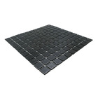 Pastilhas de Vidro Preta Brilhante 30x30cm