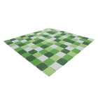 Pastilhas de Vidro Verde Mix Brilhante 30x30cm