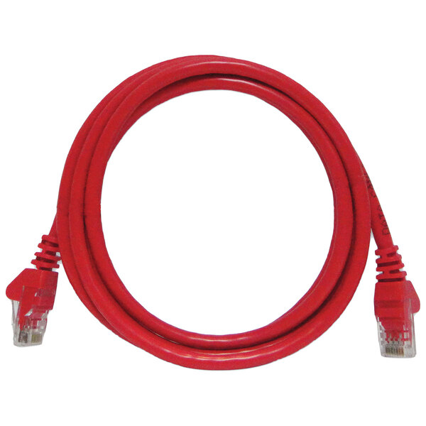 Patch Cord Cca Cftv Cat6 26awg 568b 2.5 Metros Vermelho Cy-pc