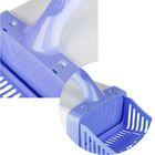 Pazinha Coletora Azul Fezes Gato Cachorro Pa Peneira Pet Lixe