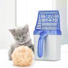 Pazinha Coletora Azul Fezes Gato Cachorro Pa Peneira Pet Lixe