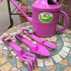 Pazinha Estreita De Plástico Para Jardim (rosa) Okla