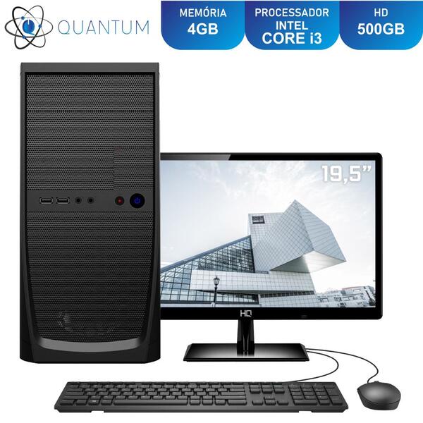 Pc Completo Intel Core I3 530 4gb Hd 500gb 19  Quantum