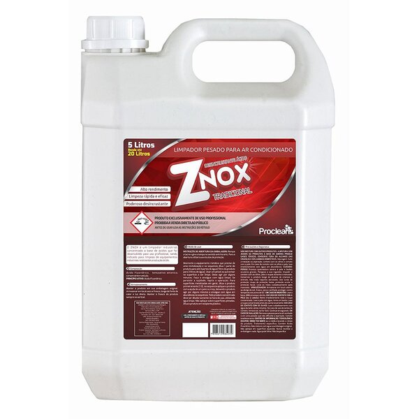 Pc Znox Pesada Para Ar Condicionado 5l