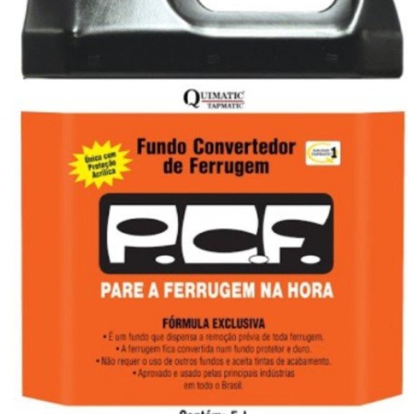 PCF Fundo Convertedor de Ferrugem - 5 litros - Tapmatic