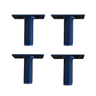 Pé 6cm Móveis Multiuso Reforço Aço Pezinho Mesa De Cabeceira