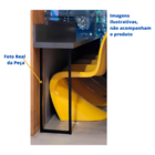 Pé Base Aparador Bancada Estilo Industrial Aço Carbono Cor Pr