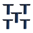 Pé Central E Lateral Móveis Pezinho 6cm  Multiuso Metal Sala