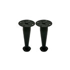 Pé Cônico Preto Fosco Para Móveis 100mm Pe Conico Regulavel P