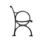 Pé De Banco Para Praça Arco Iris Em Alumínio Fundido (par)