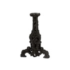 Pé De Mesa Apoio Base Samambaia Em Ferro Fundido 60x42cm