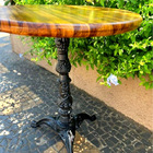 Pé De Mesa E Base Veroninha Jardim Ferro Fundido 74x51cm