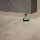 Pé Nivelador De Metal E Bucha - 3/8 - 35mm - 4un