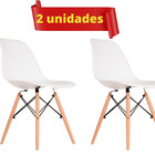 Pé Palito Jogo De Cadeiras Assento Branca Eames Eiffel