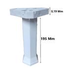 Pé Para Armário De Aço/ferro Cozinha Kit Com 6