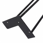 Pé para Cama Aço Carbono 70cm 120kg Preto Hairpin Leg 1 peça