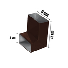 Pé para condutor 28 Marrom Calha Forte
