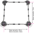 Pé Para Geladeira E Fogão