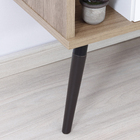 Pé para Mesa 31cm até 40kg Tabaco Verniz Palito