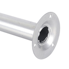 Pé para Mesa Aço 80cm até 50kg Prata Cilíndrico