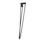 Pé para Mesa Aço Carbono 80cm 120kg Preto Hairpin Leg 1 peça