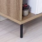 Pé para Móveis Aço 15cm até 40kg Preto Cilíndrico