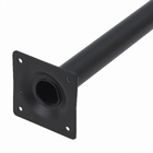 Pé para Móveis Aço 30cm até 40kg Preto Cilíndrico