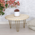 Pé para Móveis Aço Carbono 30cm 120kg Dourado Hairpin Leg 1 peça