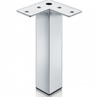 Pé Quadro 200mm Cromado - Archi