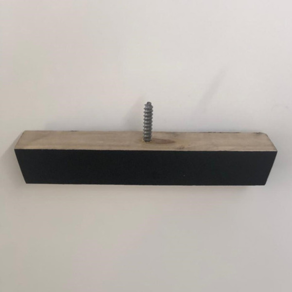 Pé Retangular Madeira Sofás Estofados 3cm - Kit 4un Dinamic.