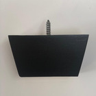 Pé Retangular Madeira Sofás Estofados 6cm - Kit 4un - Celica