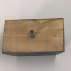 Pé Retangular Madeira Sofás Estofados 6cm - Kit 5un - Celica