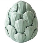 Peça De Mesa Cerâmica Pinha Verde 12x11.8x14cm Ref.dl0037