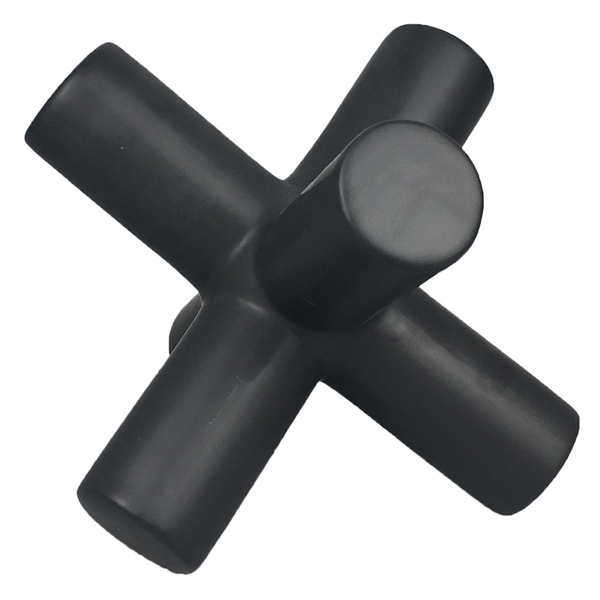 Peca Decorativa De Ceramica Preto Fosco 20cm X 16cm X 13cm