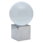 Peca Decorativa De Cristal 8cm X 8cm X 14cm