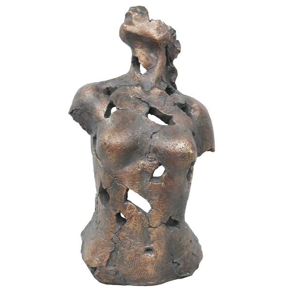 Peca Decorativa De Resina  22 5cm X 15cm X 40cm